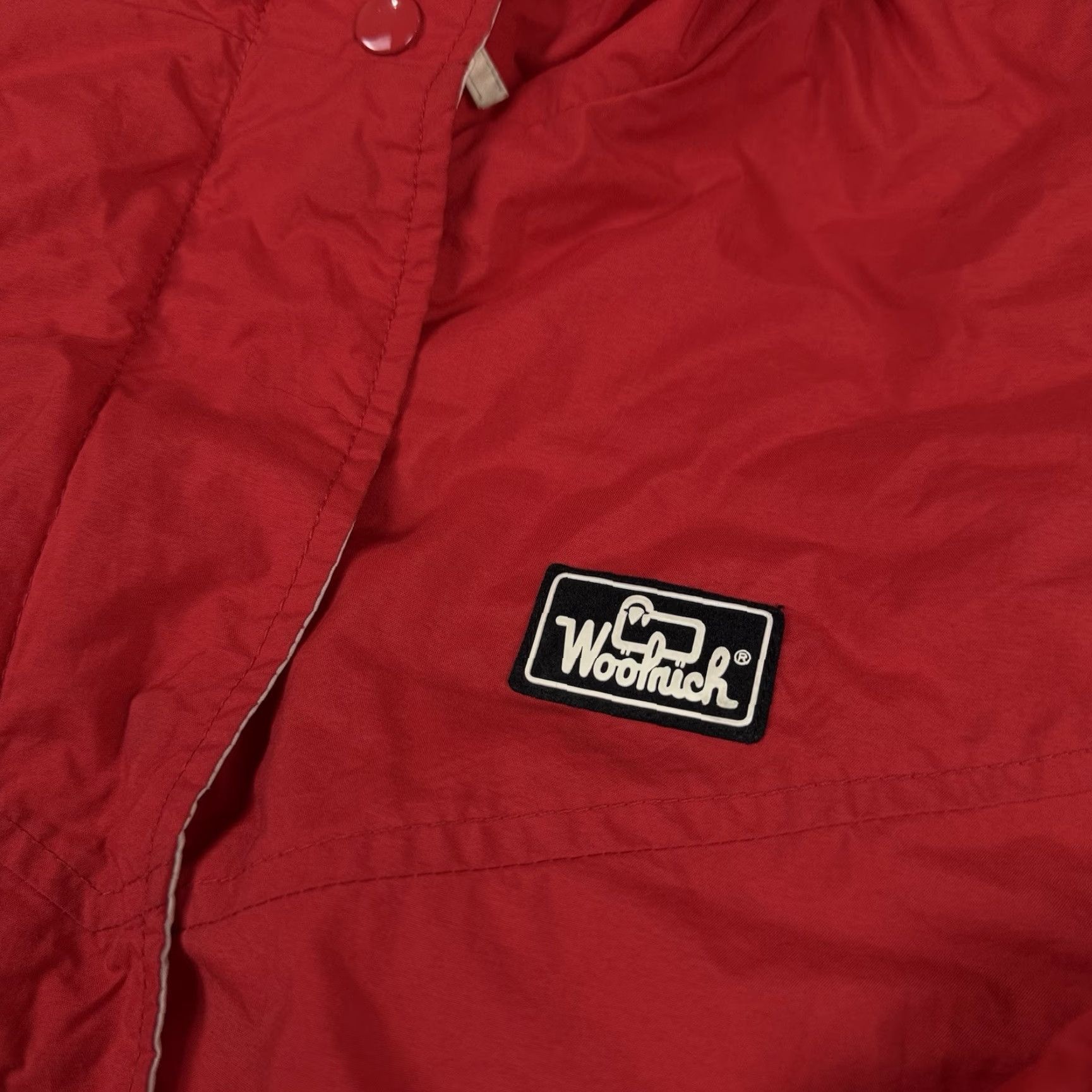Vintage VINTAGE Woolrich Jacket Womens Large Red Outdoor Lined Thinsulate Casual Coat L Windproof Water-Resistant Pockets Zipper Bomber Style Size L / US 10 / IT 46 - 3 Thumbnail