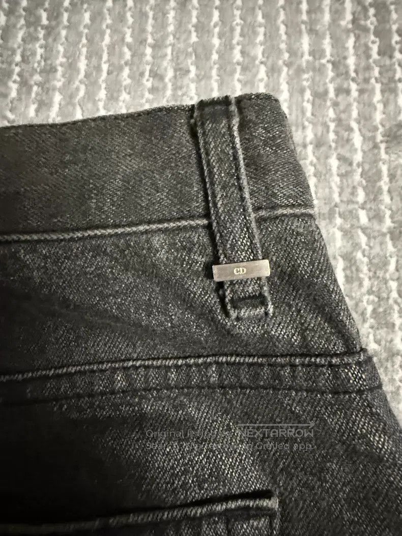 Dior Dior Black leather jeans i Size US 28 / EU 44 - 7 Thumbnail