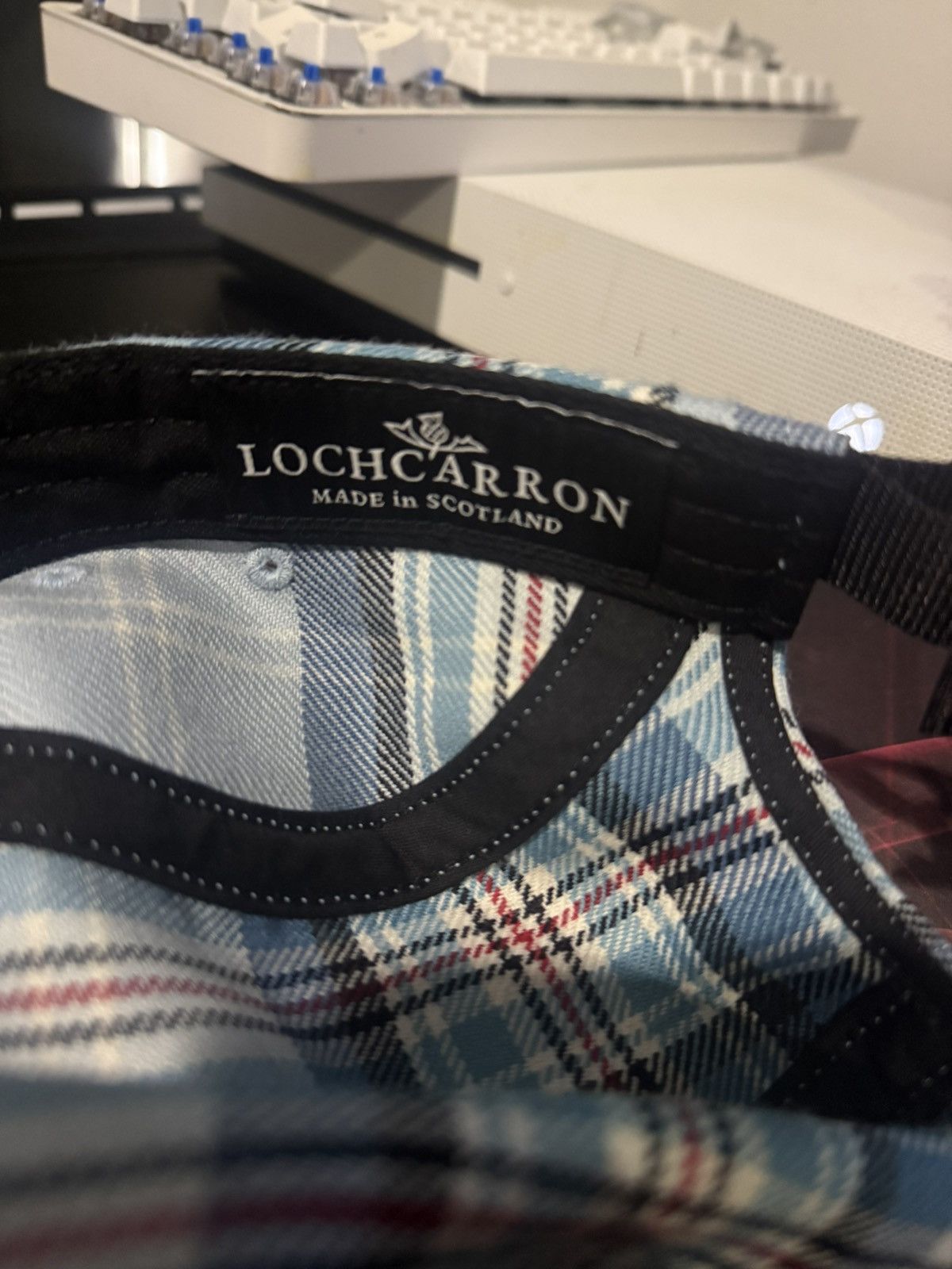 Supreme Supreme Lochcarron Camp Cap Light Blue Size ONE SIZE - 4 Thumbnail