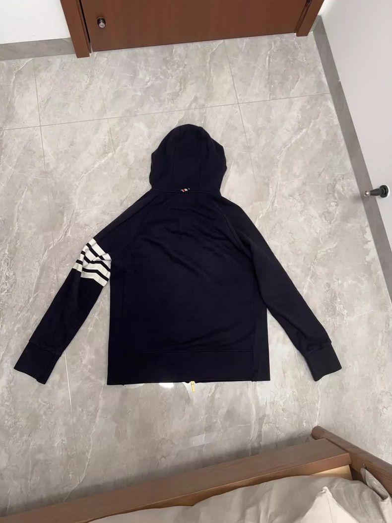Thom Browne Thom browne Classic four-bar hooded zipper jacket 2504-Next Size US XXL / EU 58 / 5 - 7 Thumbnail