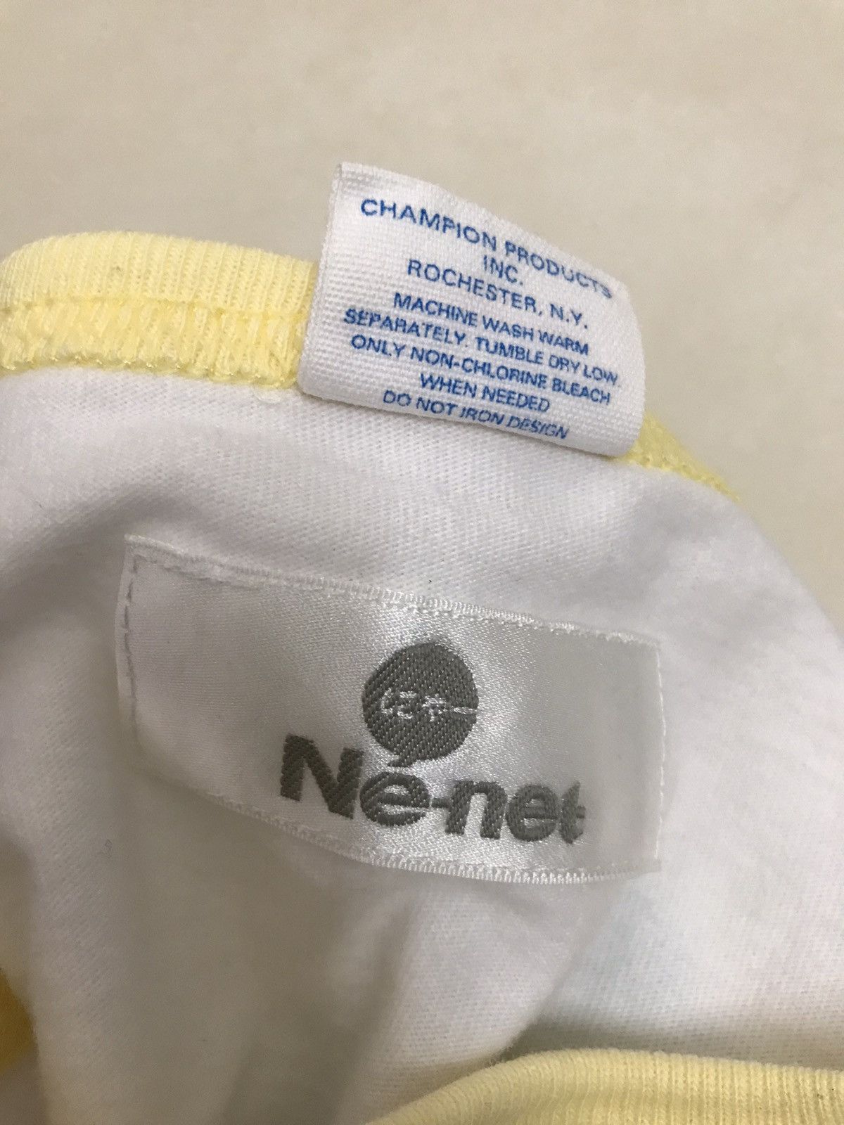 Champion × Issey Miyake × Japanese Brand Champion Ne-net Tee Shirt Size US S / EU 44-46 / 1 - 8 Thumbnail