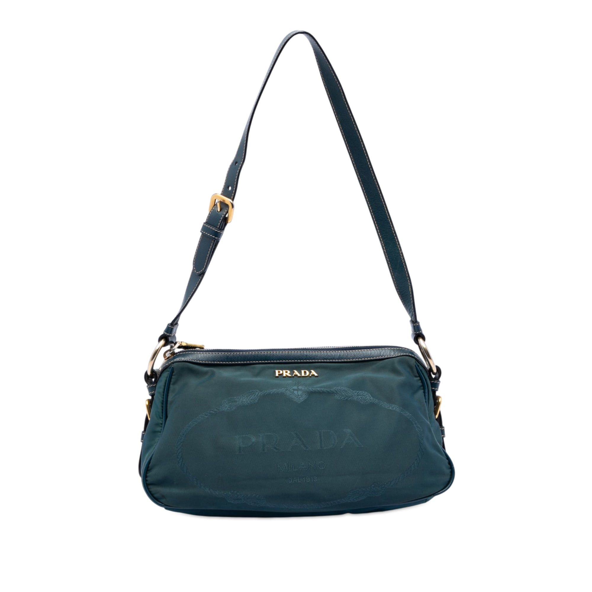 Prada Tessuto Canapa Logo Shoulder Bag Size ONE SIZE - 1 Thumbnail