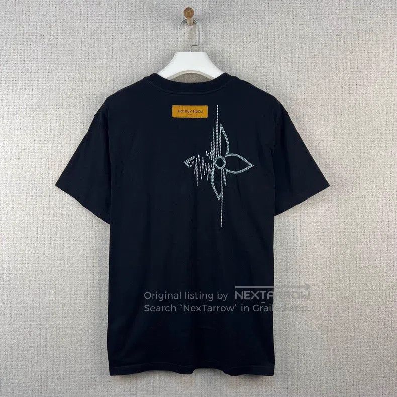 Louis Vuitton Louis Vuitton Monogrammed fringed embroidered crew neck sh Size US XL / EU 56 / 4 - 3 Thumbnail