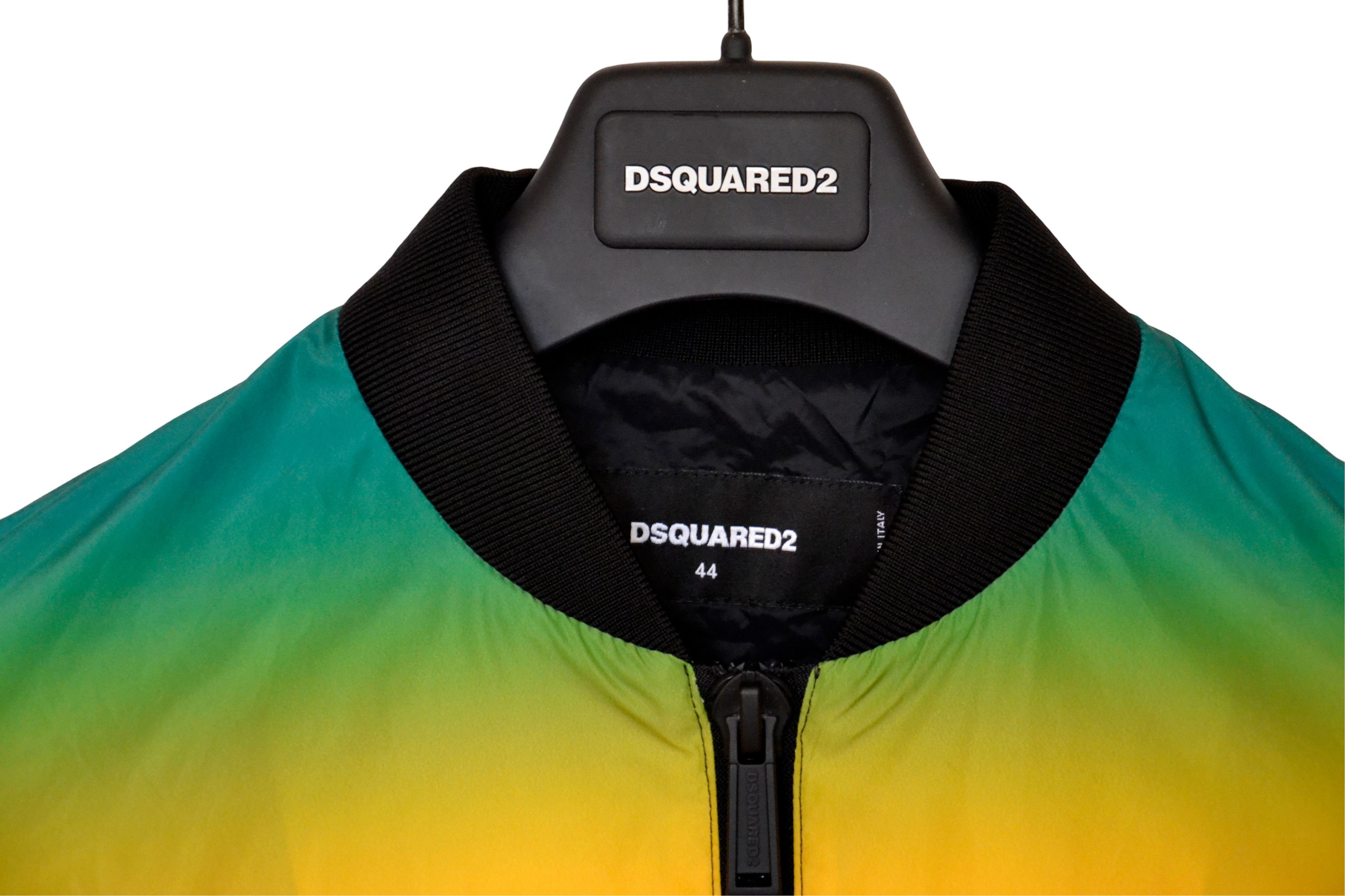 Dsquared2 DSQUARED2 Logo-Print Zip-Up Jacket Size US S / EU 44-46 / 1 - 4 Thumbnail