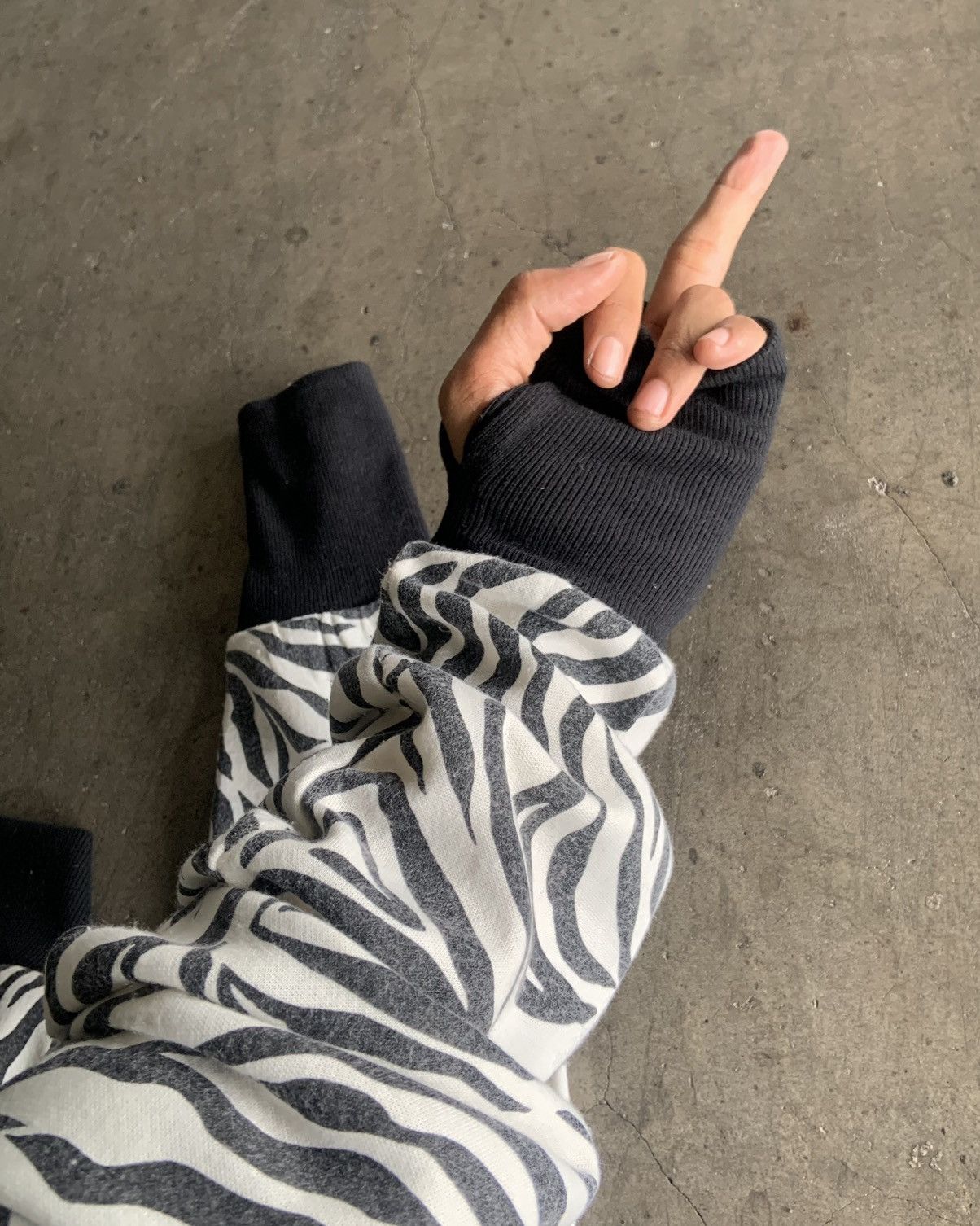 If Six Was Nine 2000s Ghetta ifsixwasnine lgb style Zebra Bono Jacket Size US L / EU 52-54 / 3 - 7 Thumbnail