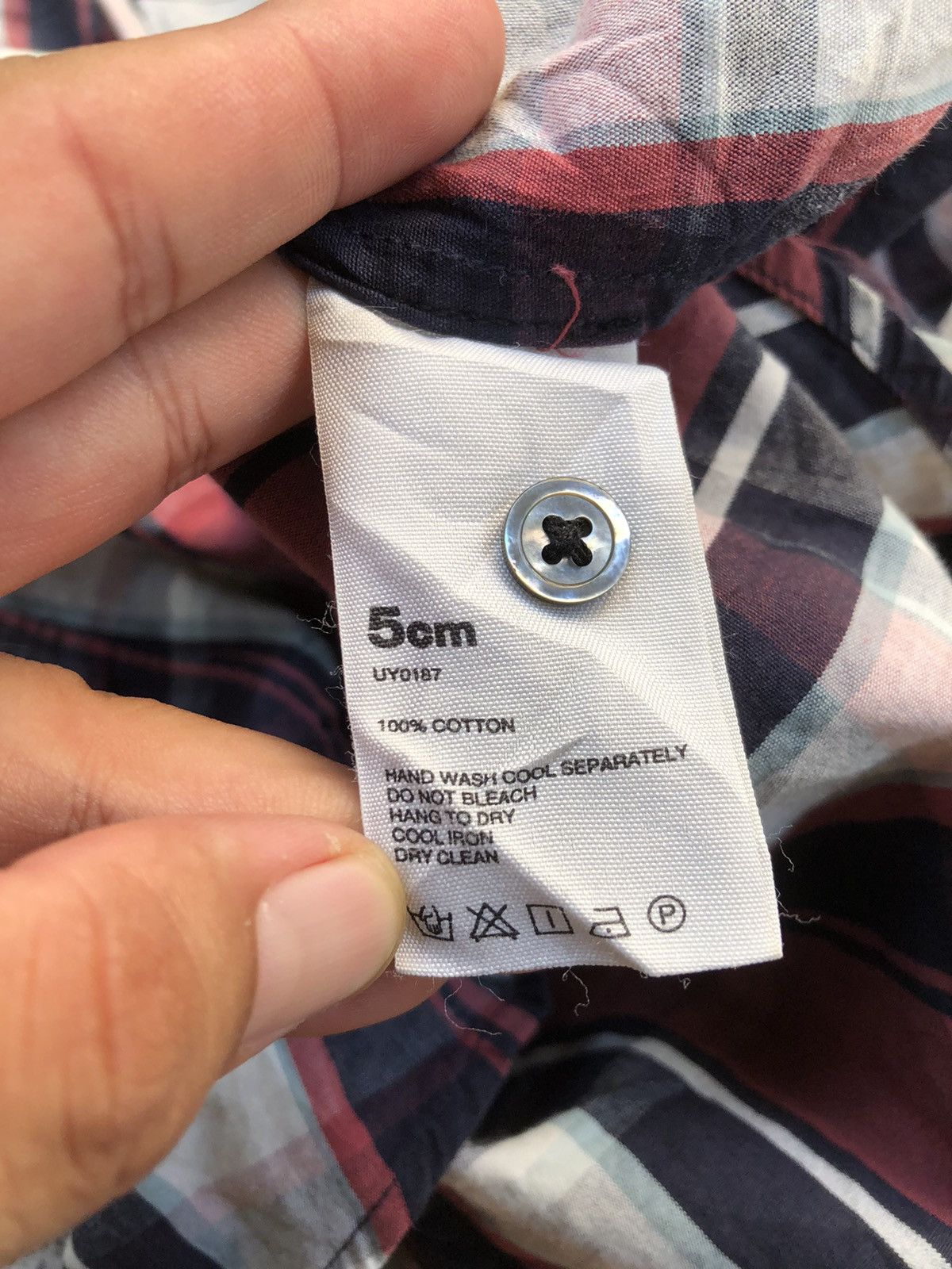 Japanese Brand × Le Grande Bleu (L.G.B.) 5cm Plaid Shirt Ifsixwasnine Style Size US L / EU 52-54 / 3 - 11 Thumbnail