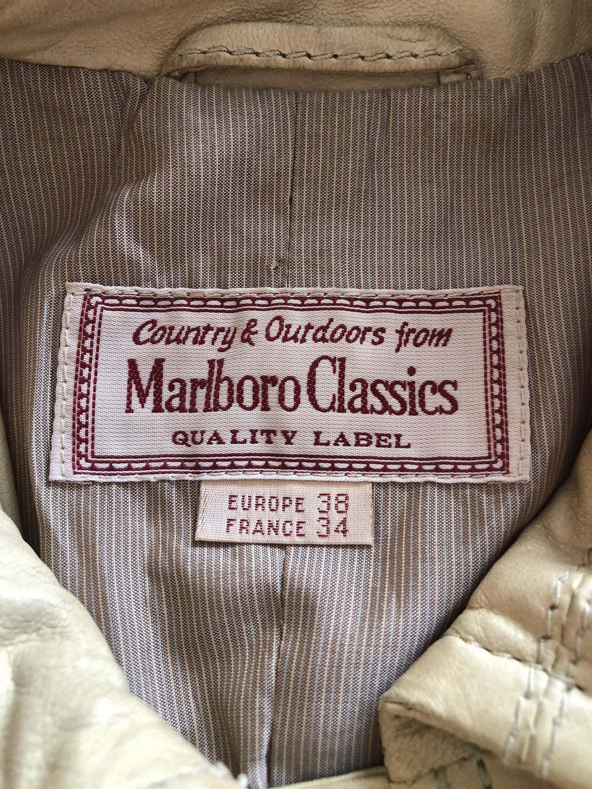 Marlboro × Vintage VINTAGE MARLBORO CLASSIC LEATHER JACKET COAT Size S / US 4 / IT 40 - 2 Thumbnail