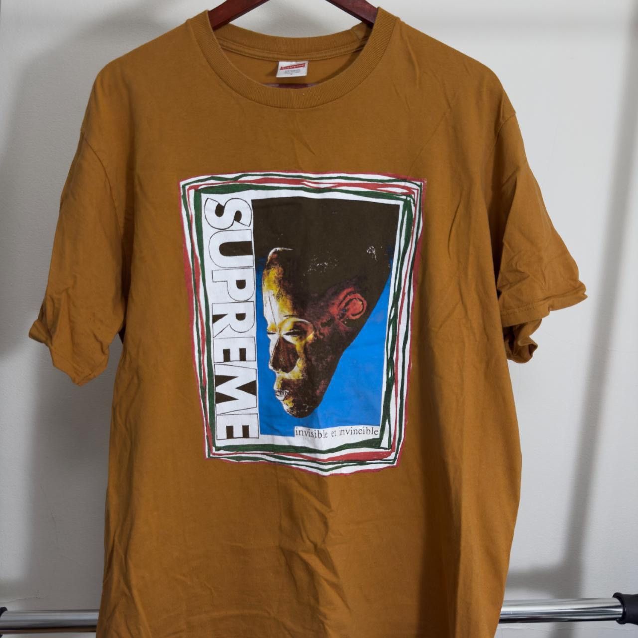 Supreme Supreme Mask Tee Burnt Orange Size US L / EU 52-54 / 3 - 1 Thumbnail