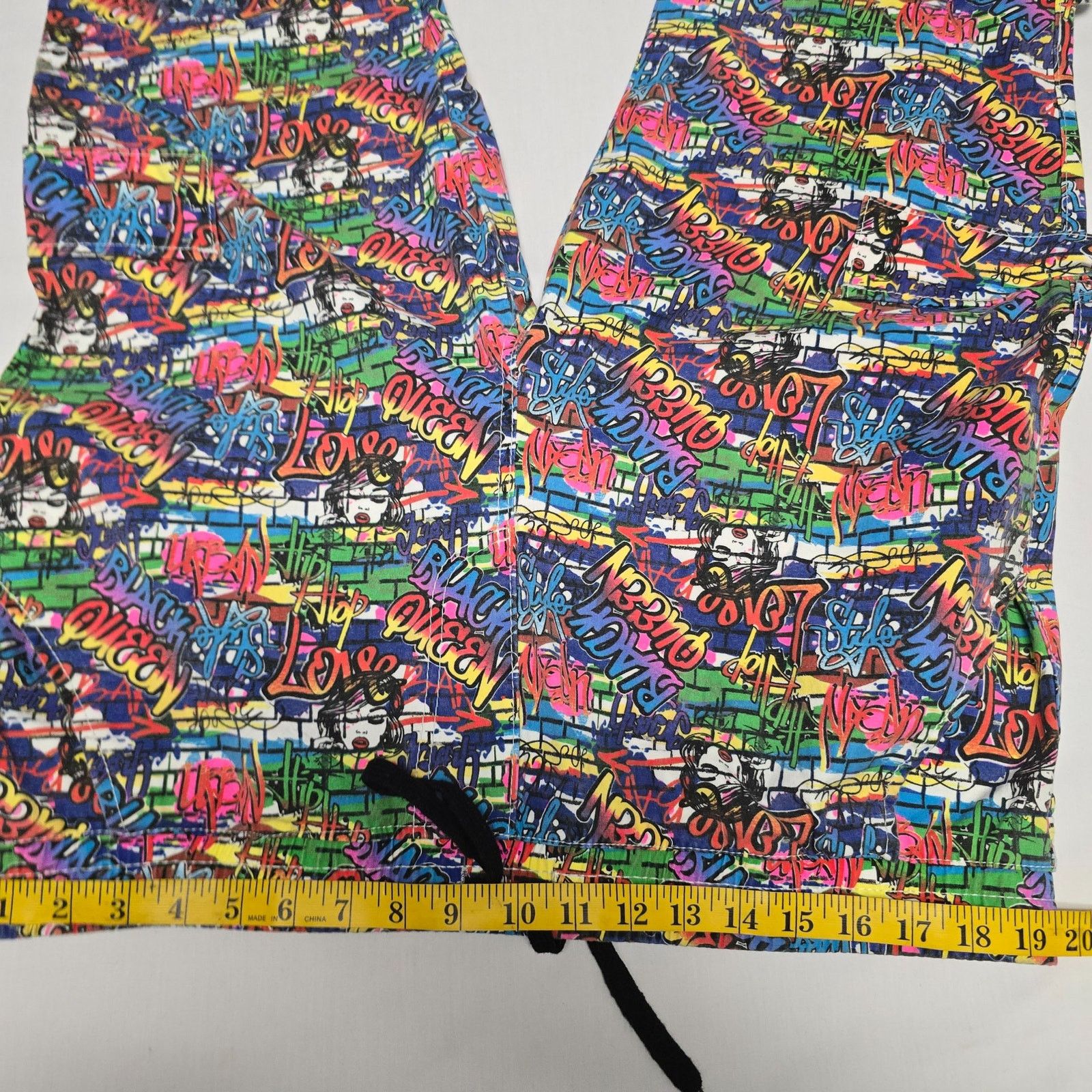 Loveless LoveLove Graffiti Print Jogger Pants 3X Colorful Streetwear Size 38" / US 16 / IT 52 - 15 Thumbnail