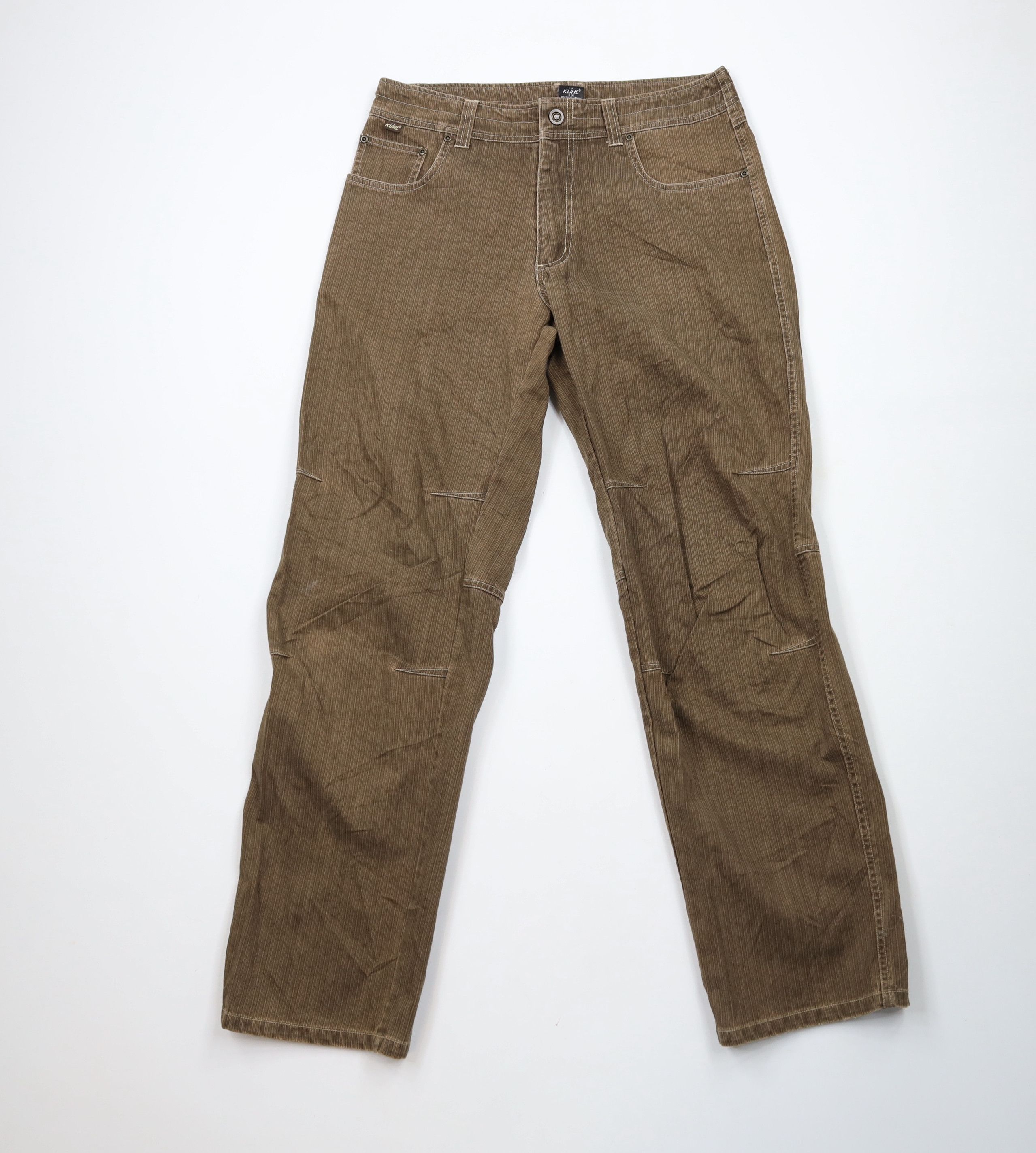 Kuhl × Vintage Vintage Kuhl Mountain Striped Ribbed Wide Leg Dungaree Pants Size US 32 / EU 48 - 1 Thumbnail