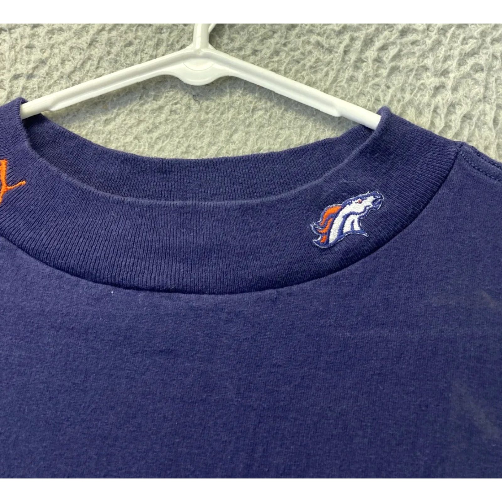 Puma Puma Men’s XL Denver Broncos Blue Knit Crew Neck Pullover T-Shirt Outdoor Fall Winter Football Size US XL / EU 56 / 4 - 3 Thumbnail