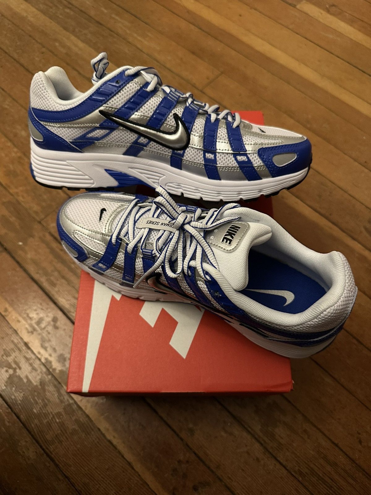 Nike Nike p-6000 Racer Blue/Metallic silver Size US 8 / EU 41 - 4 Thumbnail