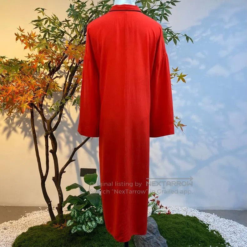 Hermes Hermes Red Silk-Chiffon Dress Size XXS / US 00 / IT 34 - 3 Thumbnail