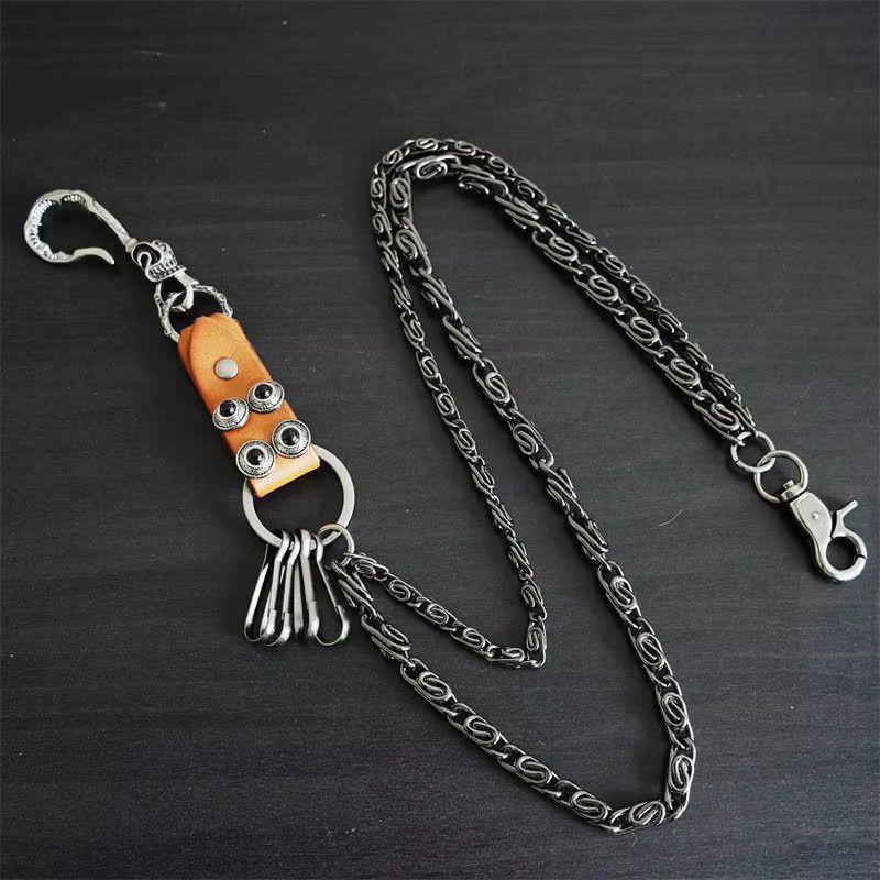 Other 2 Layers Trousers Jean Wallet Chain Size ONE SIZE - 2 Thumbnail