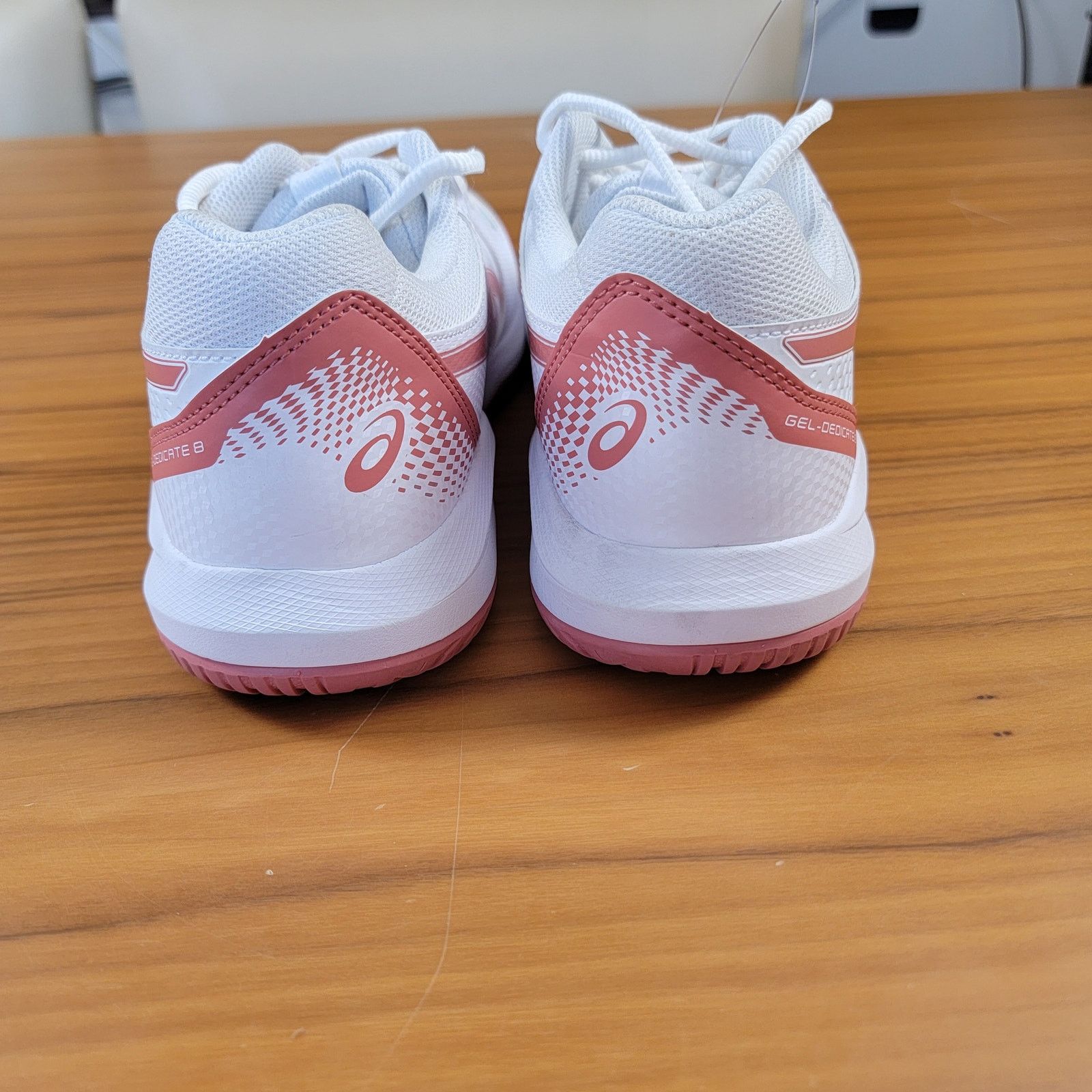 Asics ASICS Wmns Gel Dedicate 8 'White Light Garnet' Sz 10.5 Size US 10.5 / IT 40.5 - 3 Thumbnail