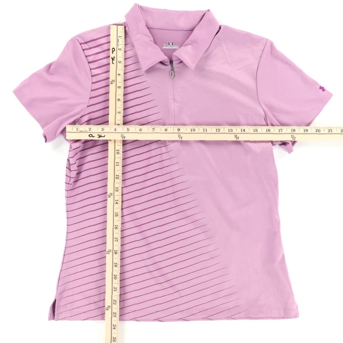 Under Armour Under Armour Polo Shirt 1/4 Zip Golf Purple Women's M Shirt Size M / US 6-8 / IT 42-44 - 3 Thumbnail