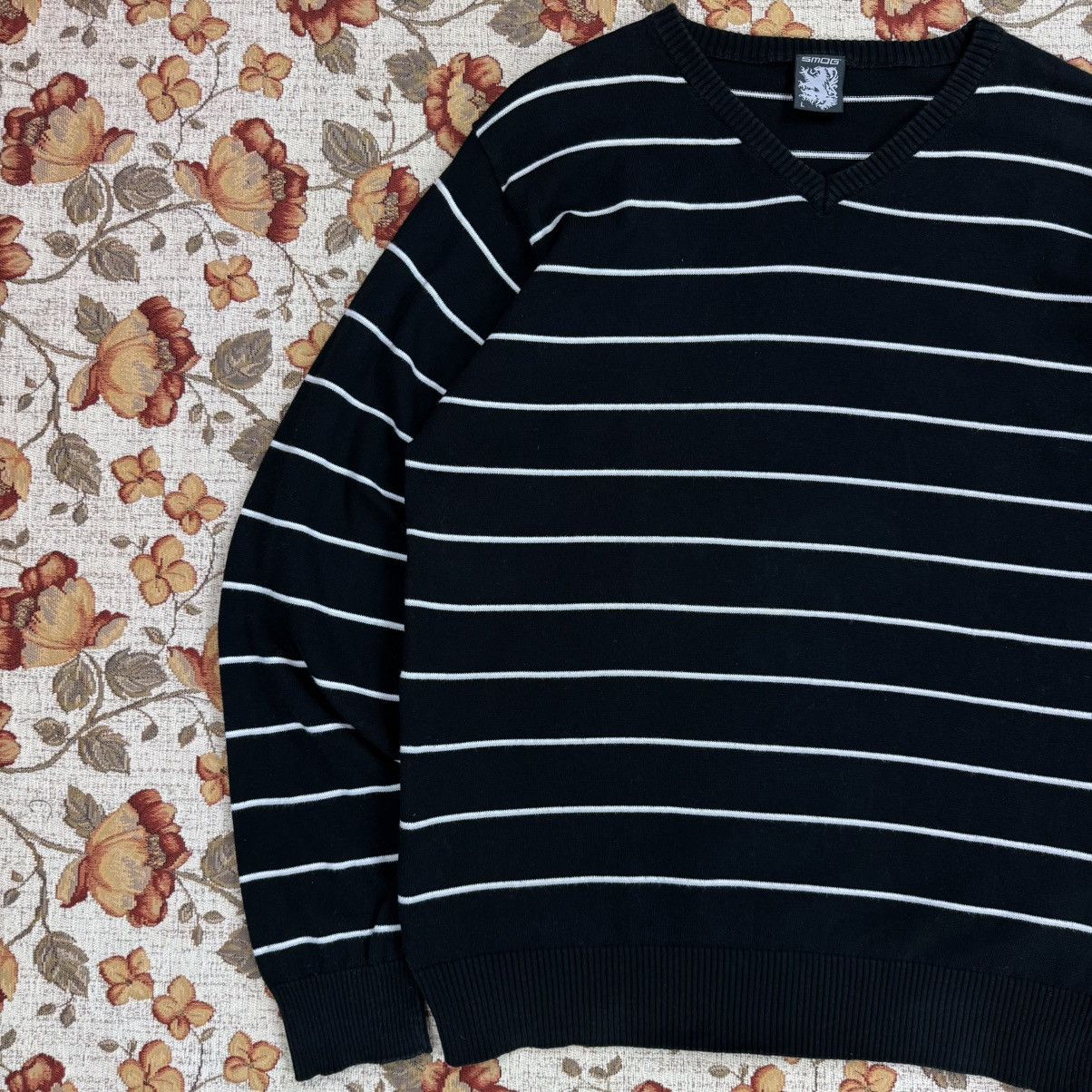 Other Archive V-neck Stripped Knit avant garde grunge old money Size US L / EU 52-54 / 3 - 3 Thumbnail