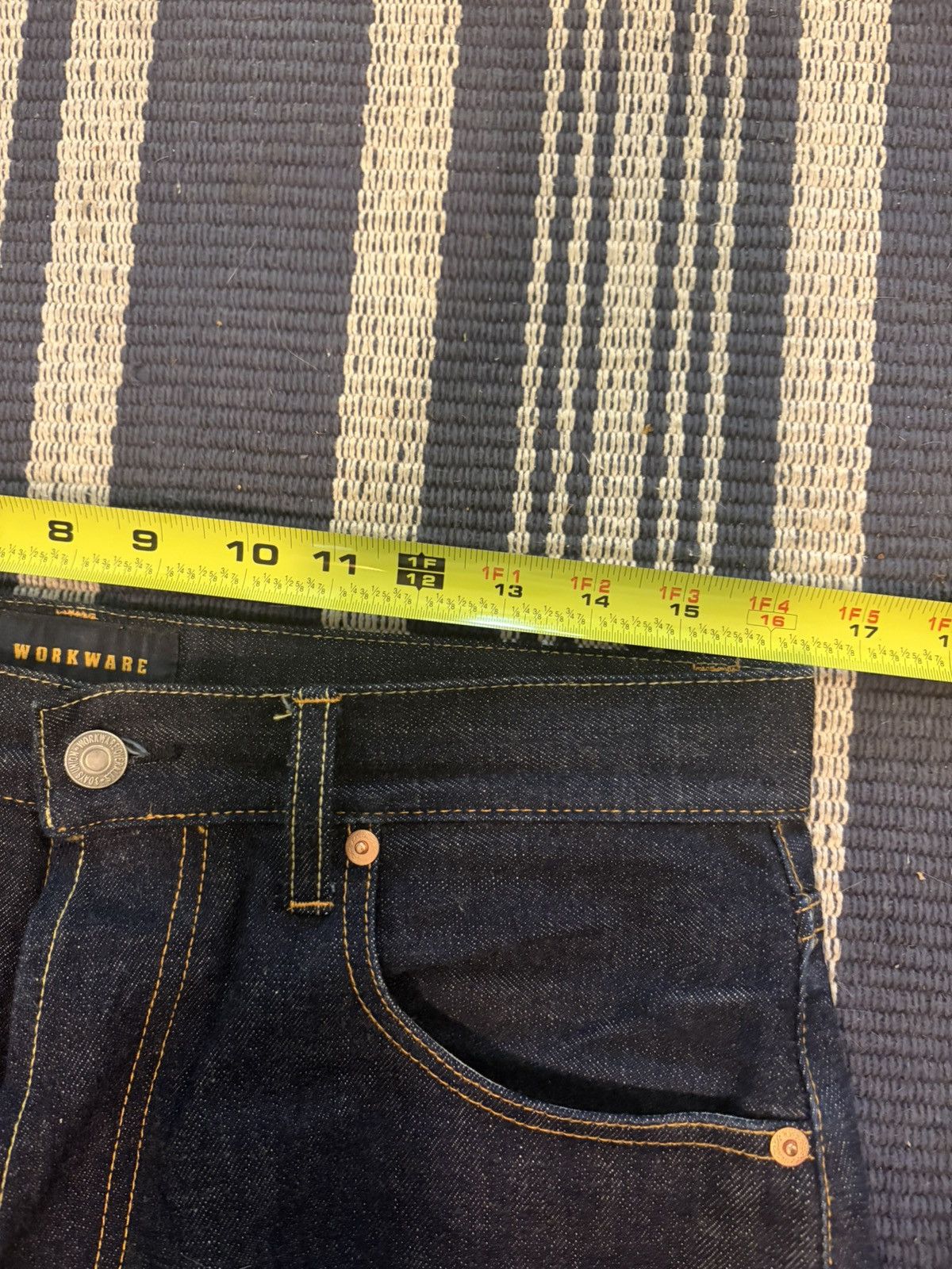 Other Workware Hong Kong Baggy Raw Denim Size US 32 / EU 48 - 5 Thumbnail