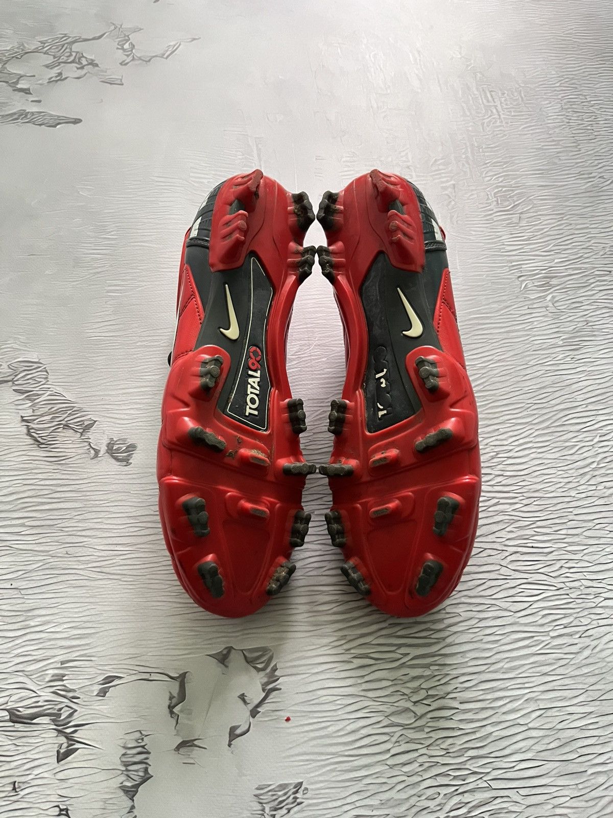 Nike Nike Total 90 Shoot III Vintage Football Soccer Boots Red Size US 10.5 / EU 43-44 - 5 Thumbnail