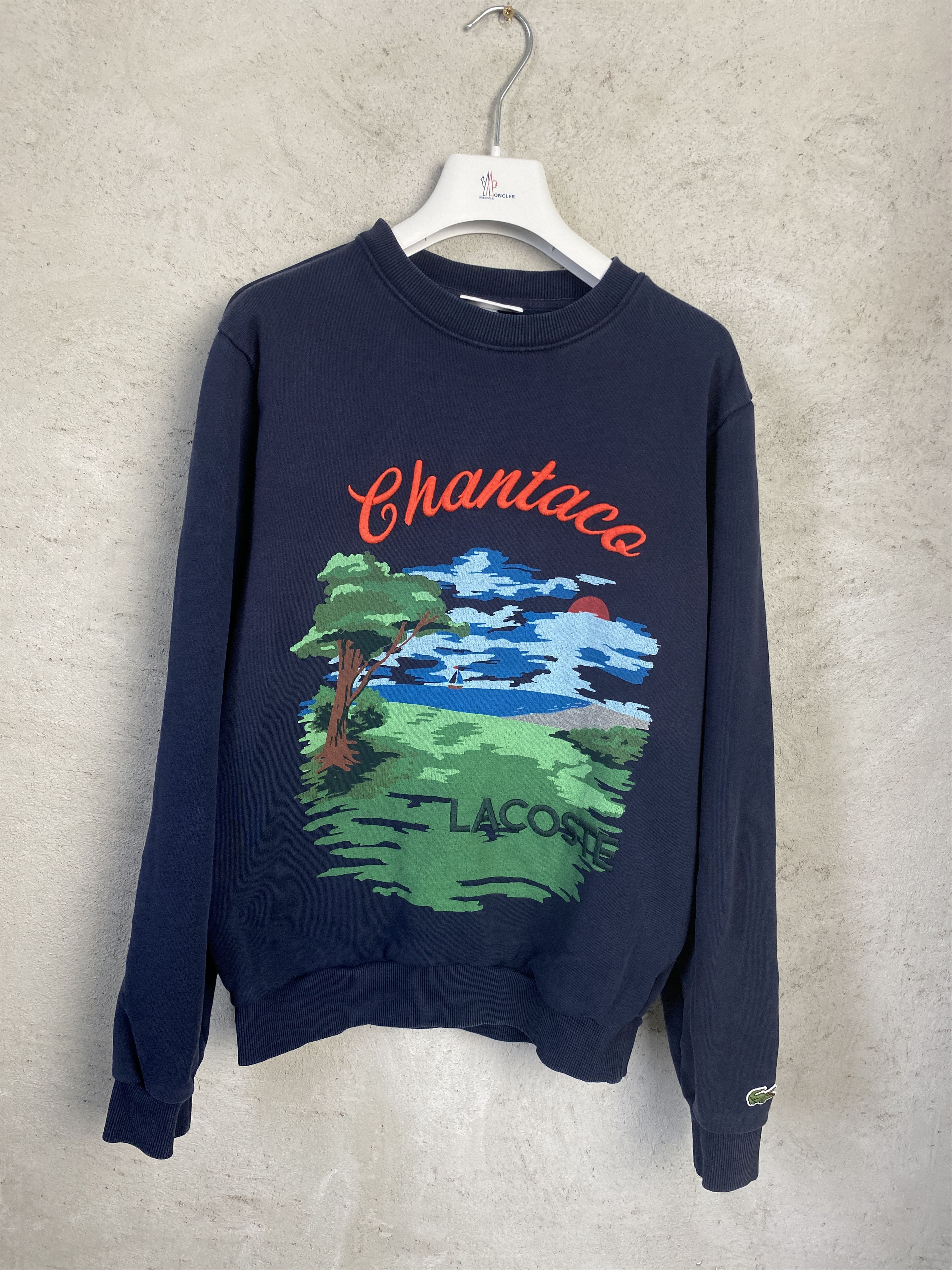 Lacoste Lacoste Chantaco embroidered lanscape sweatshirt crewneck Size US L / EU 52-54 / 3 - 1 Thumbnail