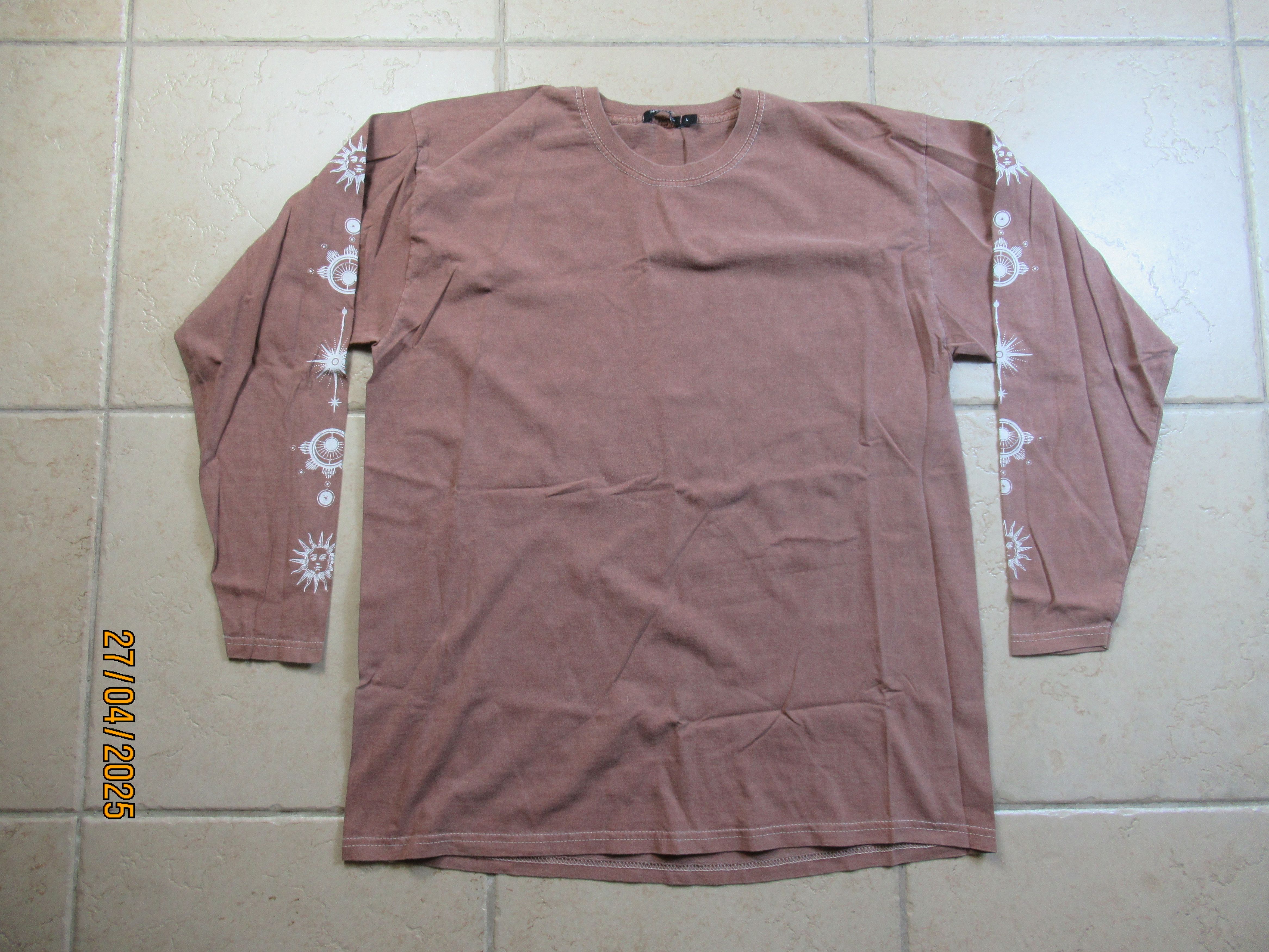 Nasty Gal Nasty Gal brown long sleeve t-shirt Size L / US 10 / IT 46 - 1 Thumbnail
