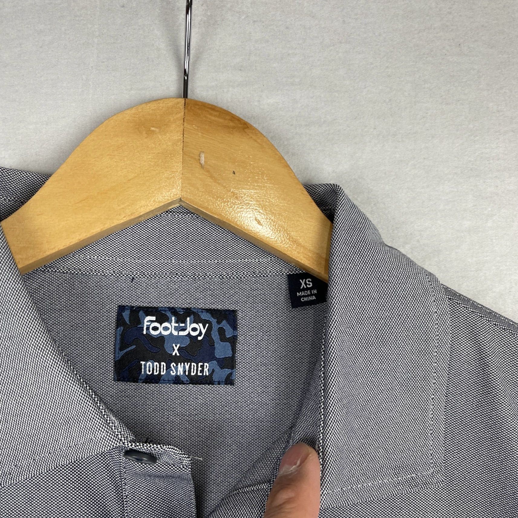 Footjoy FootJoy Todd Snyder Polo Shirt Mens XS Gray FJ Short Sleeve Pocket Collared Golf Brand Shirt Size US XS / EU 42 / 0 - 5 Thumbnail
