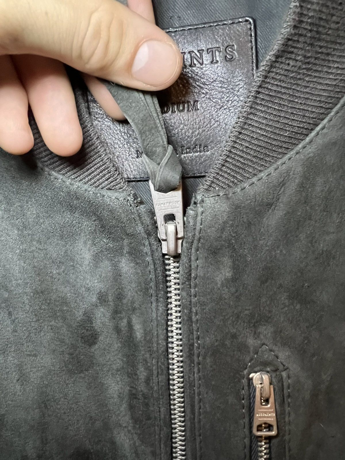 Allsaints All Saints leather suede bomber jacket Size US M / EU 48-50 / 2 - 5 Thumbnail