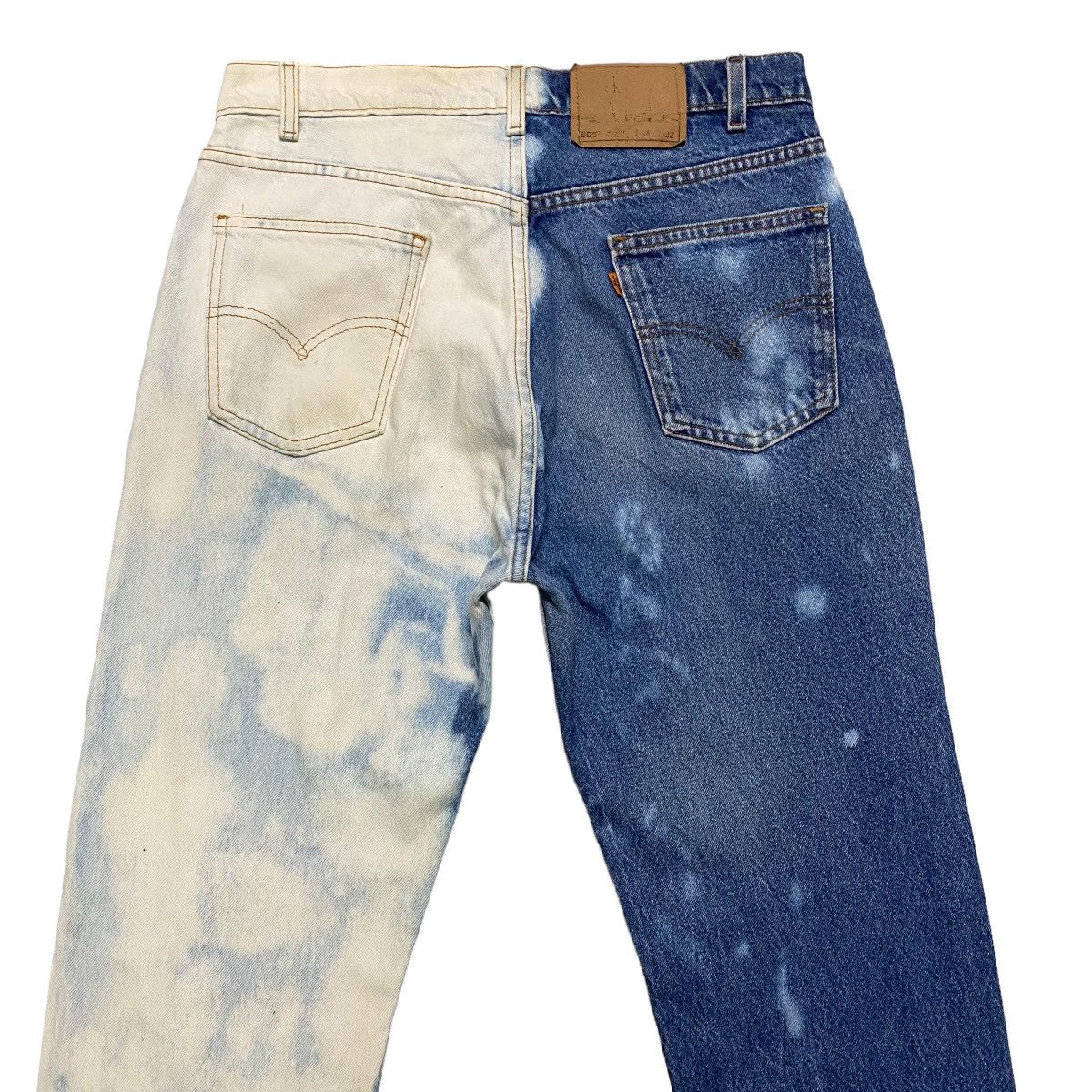 Levi's Vintage 90s Levis 505 Regular Fit Straight Leg Jeans Bleach Size US 33 - 10 Thumbnail