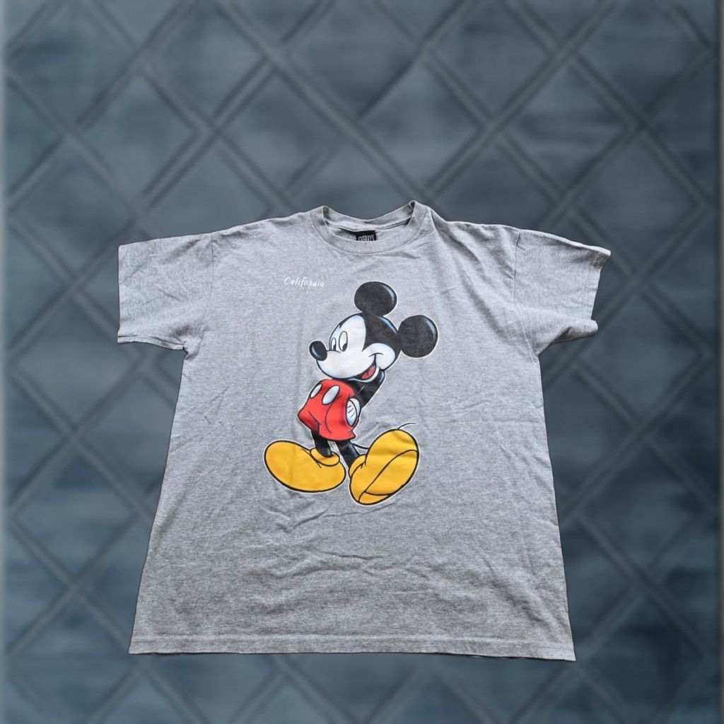 Vintage VINTAGE Mickey Mouse California T Shirt XL Mens Gray Sherrys Best USA Made Y2K Size US XL / EU 56 / 4 - 1 Thumbnail