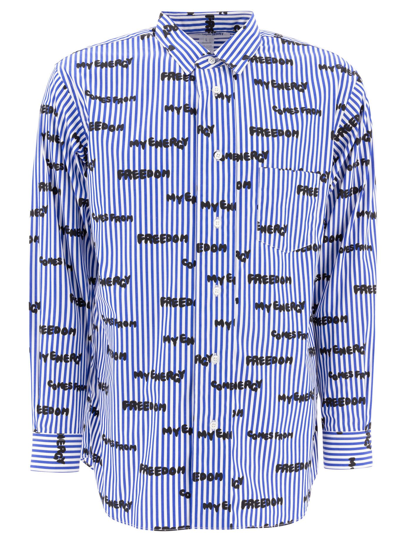 Printed Striped Shirt