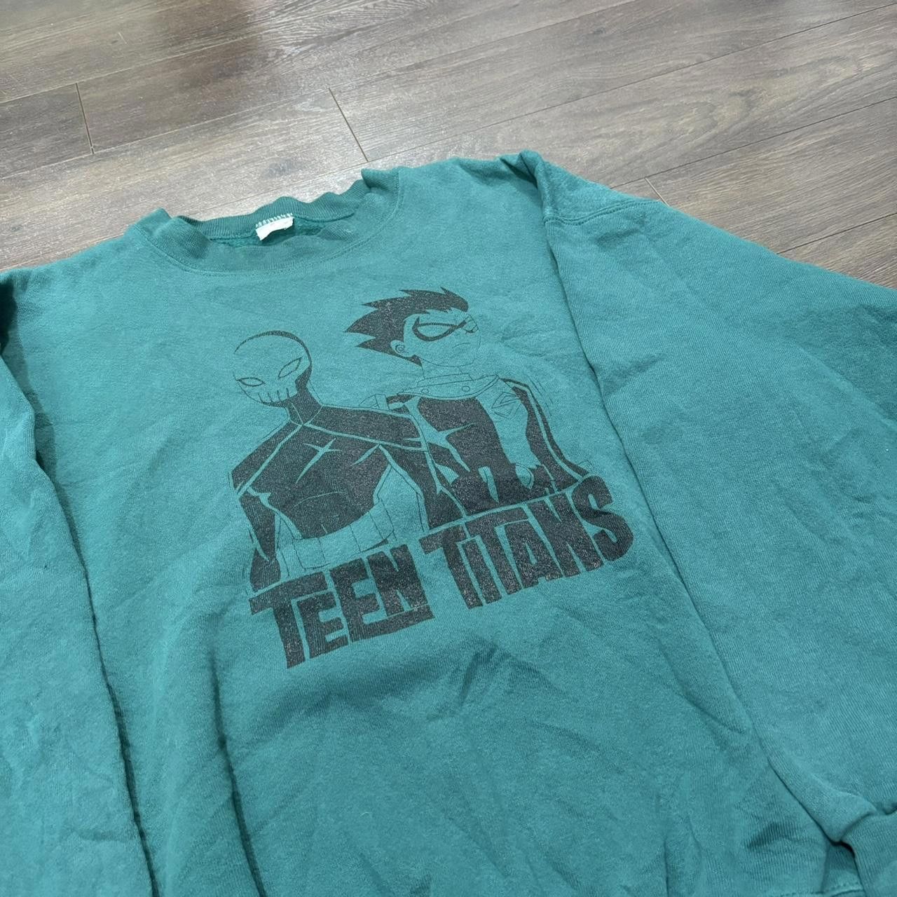 Designer Vintage teen titans crewneck sweatshirt 00s L Size US L / EU 52-54 / 3 - 3 Thumbnail