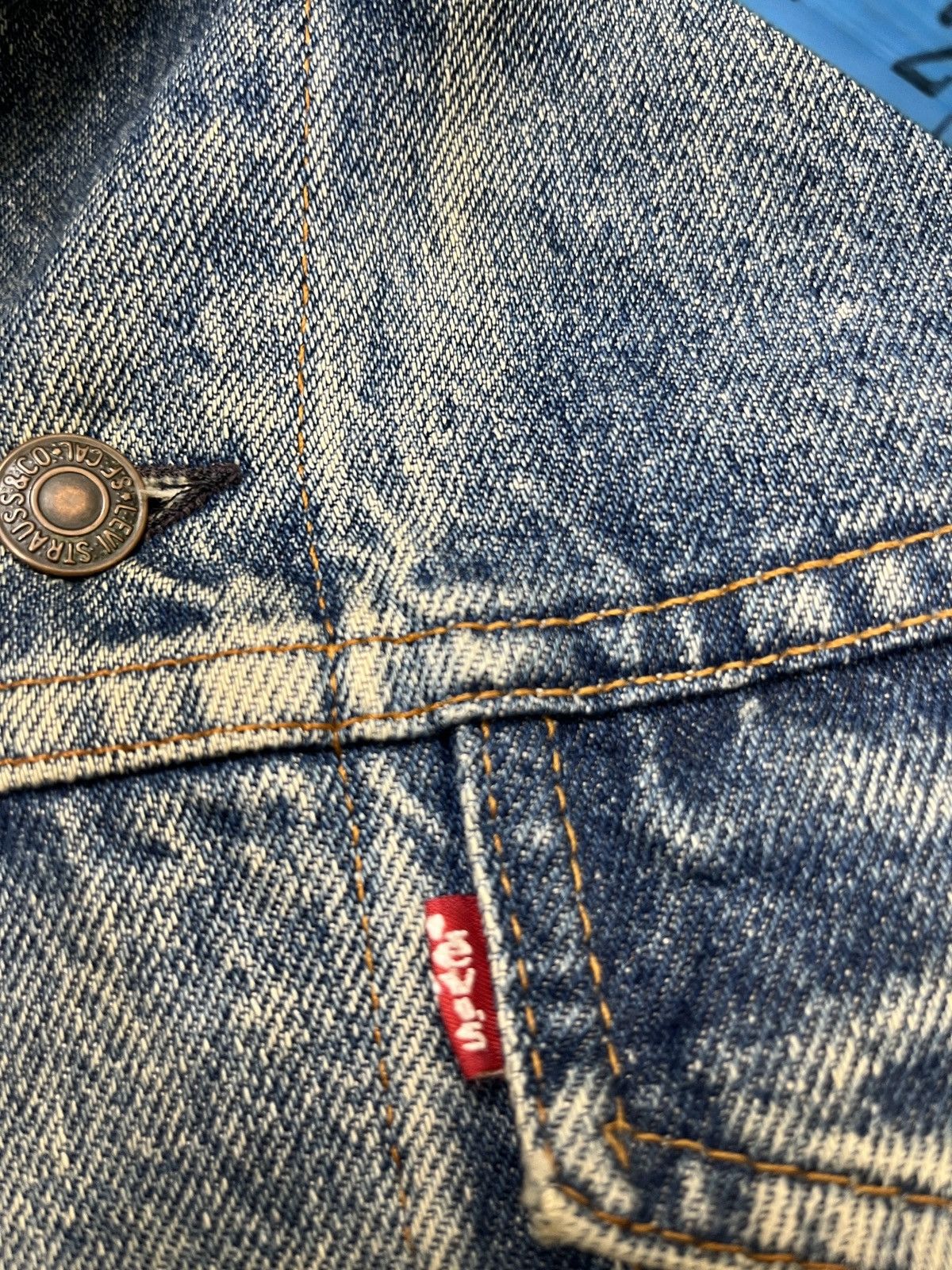 Levi's 🔥🔥🔥STEALS VINTAGE LEVIS TRUCKER JACKET Size US S / EU 44-46 / 1 - 21 Thumbnail