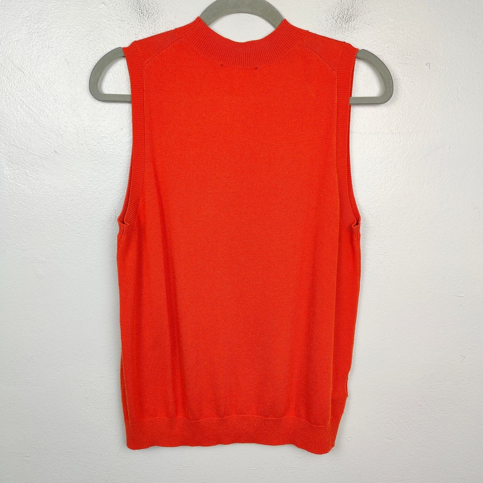 Ann Taylor Ann Taylor Sweater Womens Large Orange Red Viscose Size L / US 10 / IT 46 - 3 Thumbnail