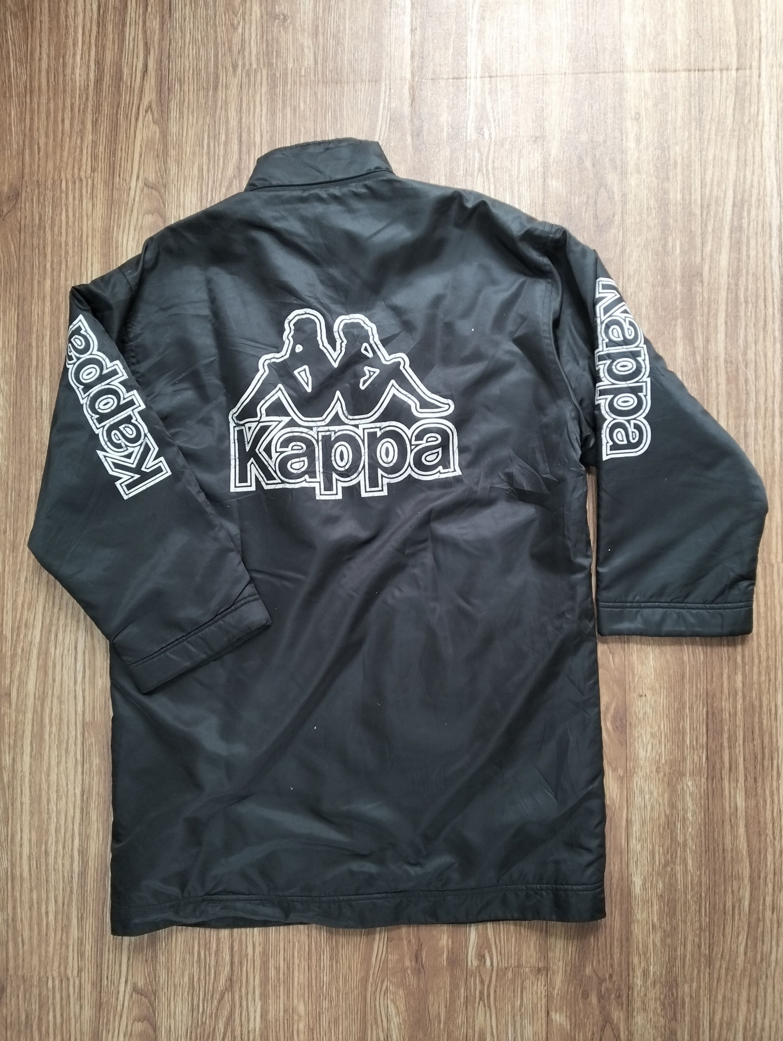 Kappa × Vintage 🔥 90s Kappa Sherpa Lined Big Logo Parka – Vintage 🔥 Size US XL / EU 56 / 4 - 1 Thumbnail