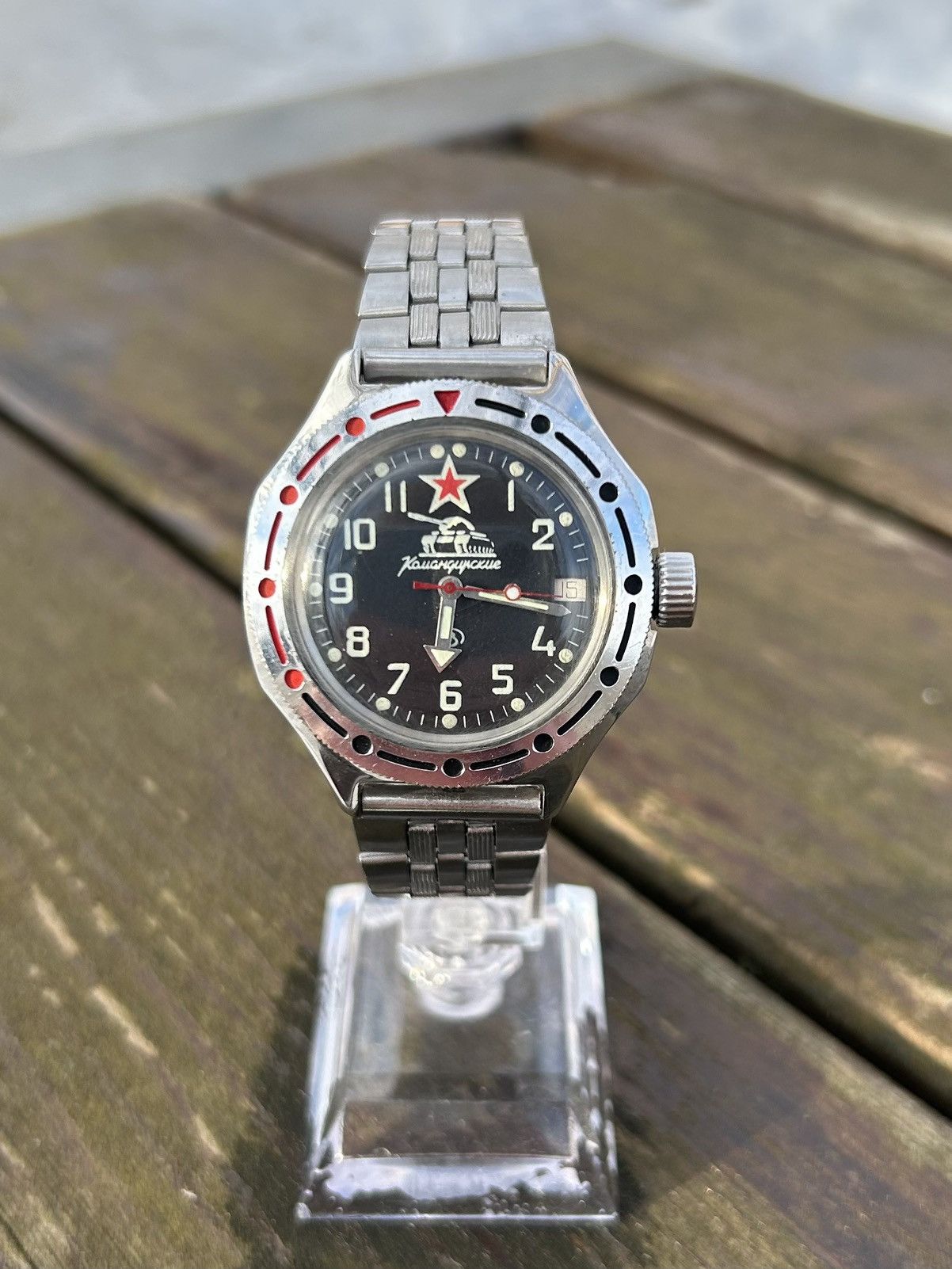 Vintage Vintage Watch Soviet USSR Mechanical Wostok Tank 1980’s Size ONE SIZE - 14 Thumbnail