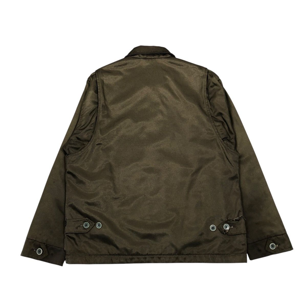 Alpha Industries 🔥VINTAGE ZIPPER JACKET BOMBER ALPHA INDUSTRIES MADE IN USA Size US M / EU 48-50 / 2 - 2 Thumbnail