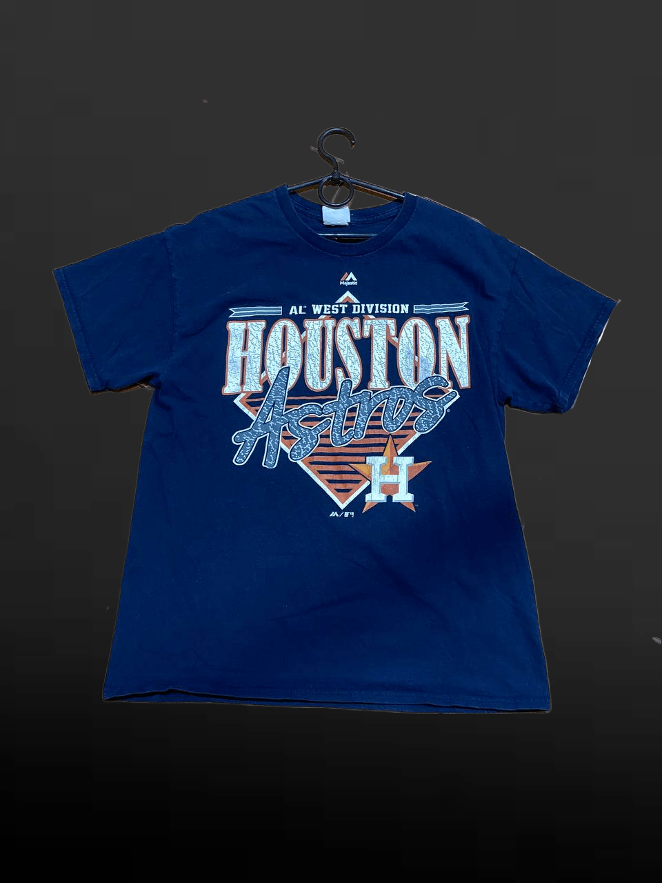 Majestic Majestic Y2K Blue T-Shirt Big Print Streetwear Size US M / EU 48-50 / 2 - 1 Thumbnail