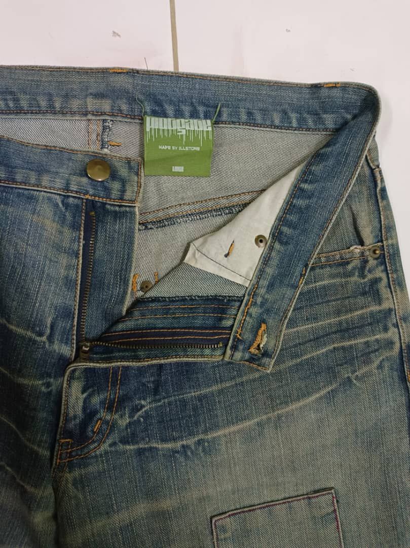 Japanese Brand Plotgate Original Patchwork Denim Jeans Size US 33 - 7 Thumbnail