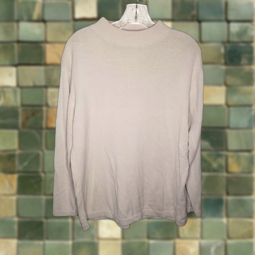 Vintage LINNEA Long Sleeve Sweater Beige XL Womens Size XL / US 12-14 / IT 48-50 - 1 Thumbnail