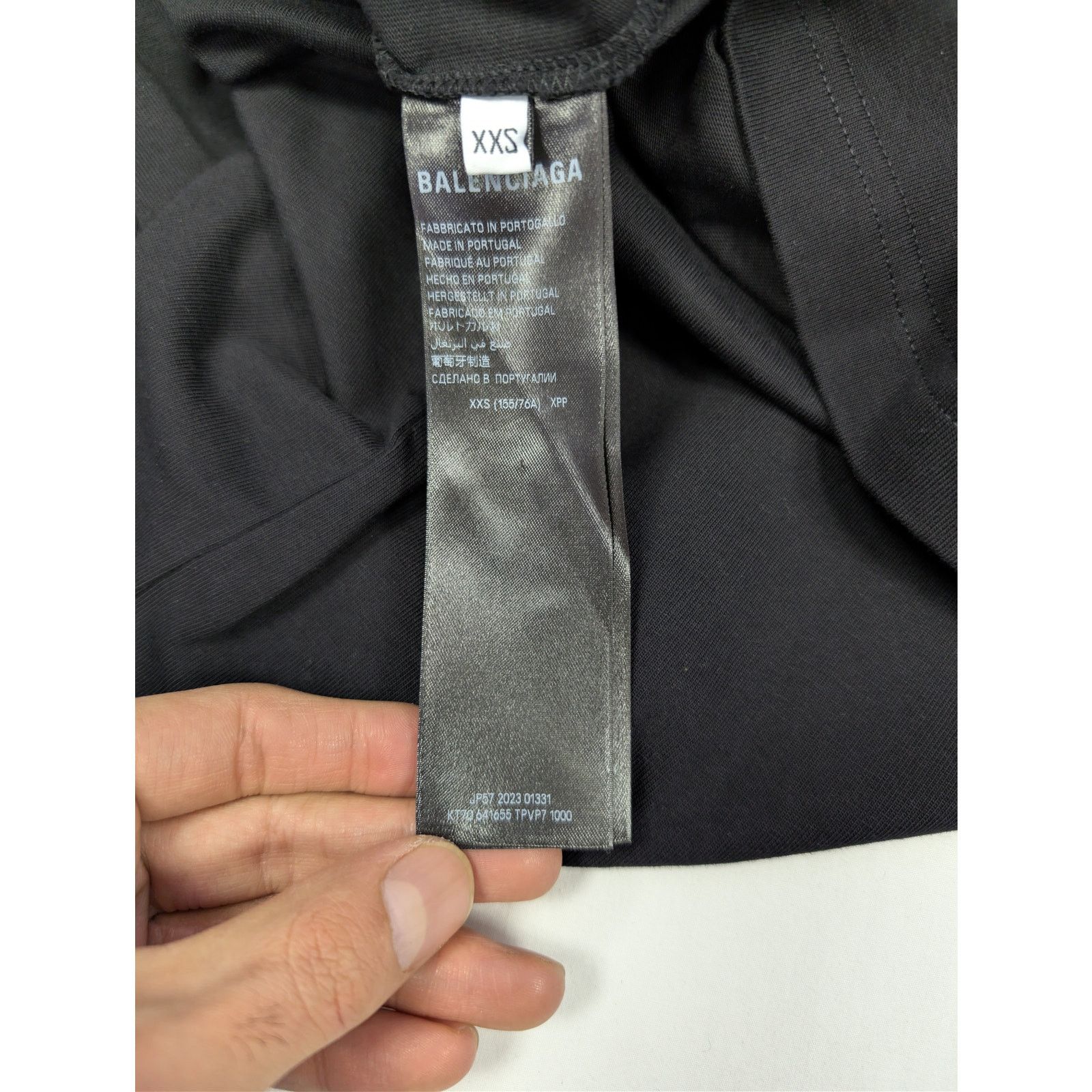 Balenciaga o1rshd1 Handwritten Balenciaga Vintage Jersey Fit T-Shirt Size US XXS / EU 40 - 16 Thumbnail