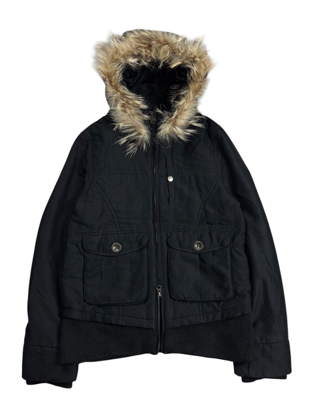 If Six Was Nine 2000s Back Number - Vkei Style Fur Hoodie Jacket Size US M / EU 48-50 / 2 - 1 Thumbnail
