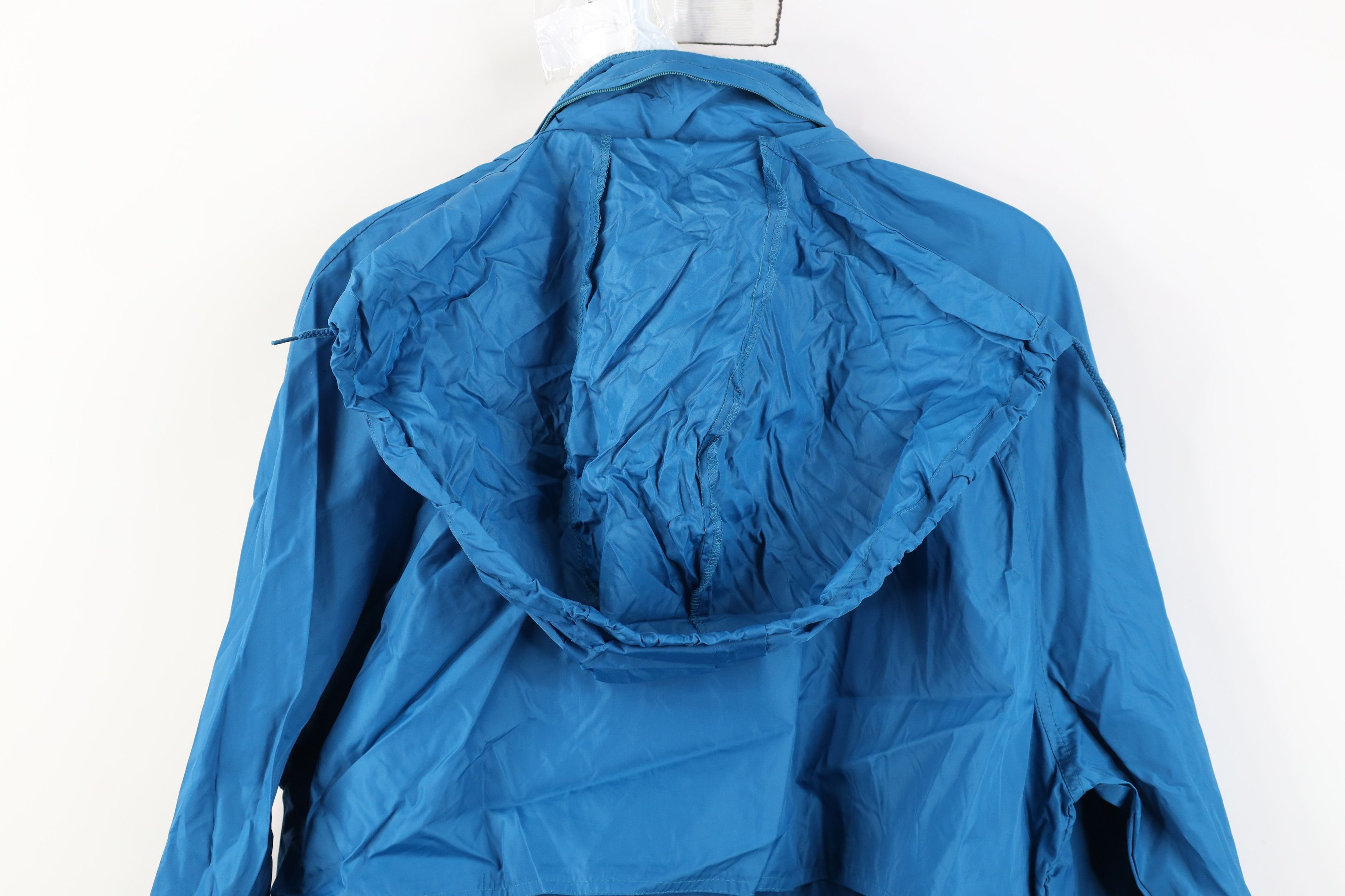 Woolrich Woolen Mills Vintage 90s Woolrich Hooded Windbreaker Jacket Blue Nylon Size US M / EU 48-50 / 2 - 11 Thumbnail