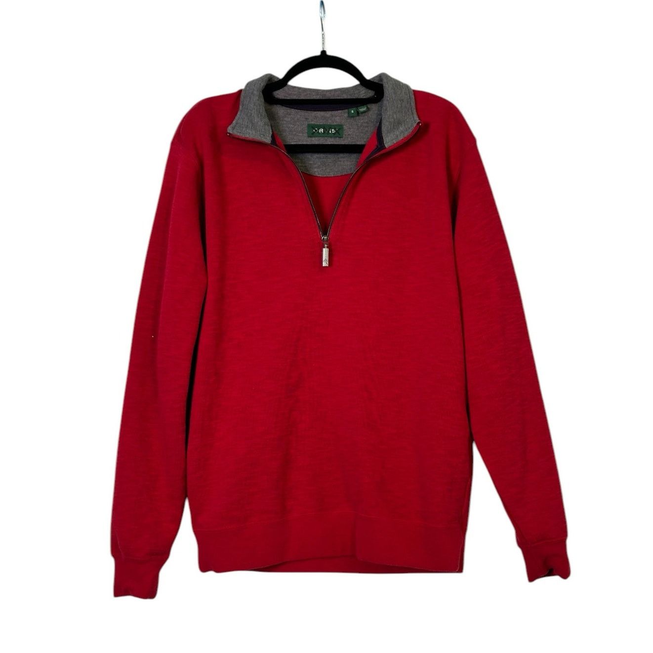 Orvis Orvis red 1/4 zip neck pullover sweater size Small Size US S / EU 44-46 / 1 - 7 Thumbnail