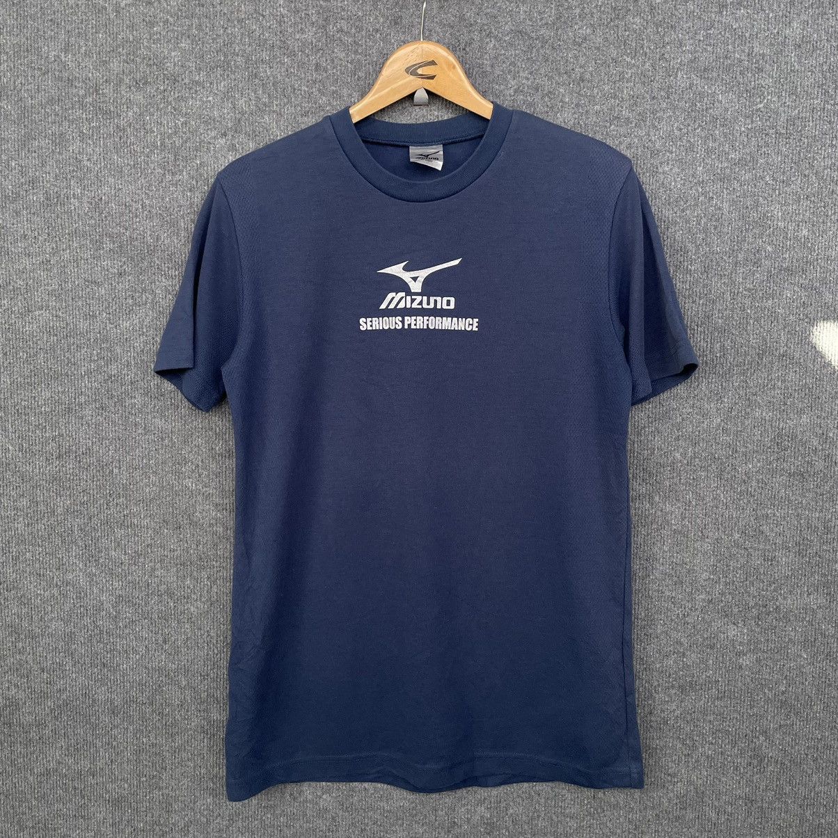 Mizuno × Vintage Vintage 1990s Mizuno Serious Perfomance T Shirt Size US M / EU 48-50 / 2 - 1 Thumbnail