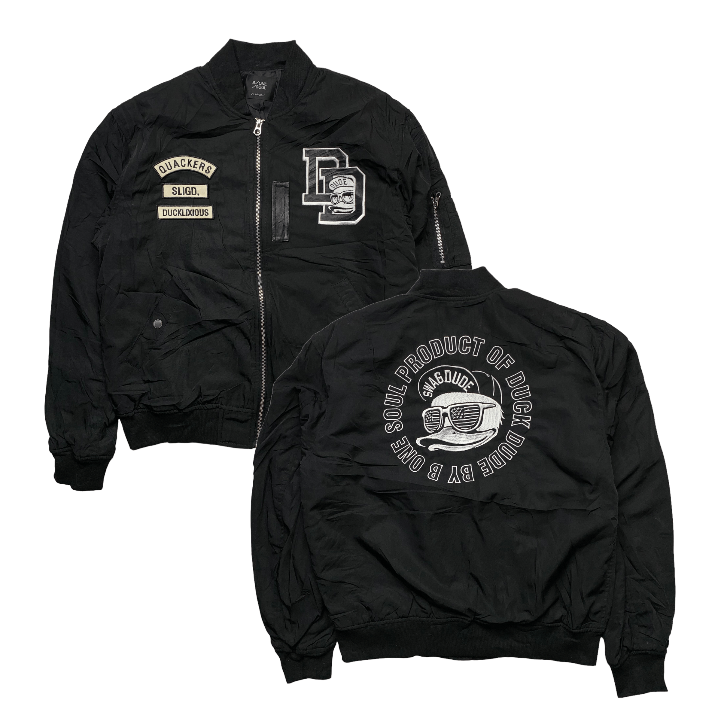 Japanese Brand Bone Soul Bomber Jacket Size US M / EU 48-50 / 2 - 1 Thumbnail