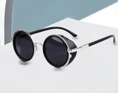 Other Vintage Steampunk Retro Men Round Sunglasses Size ONE SIZE - 1 Thumbnail