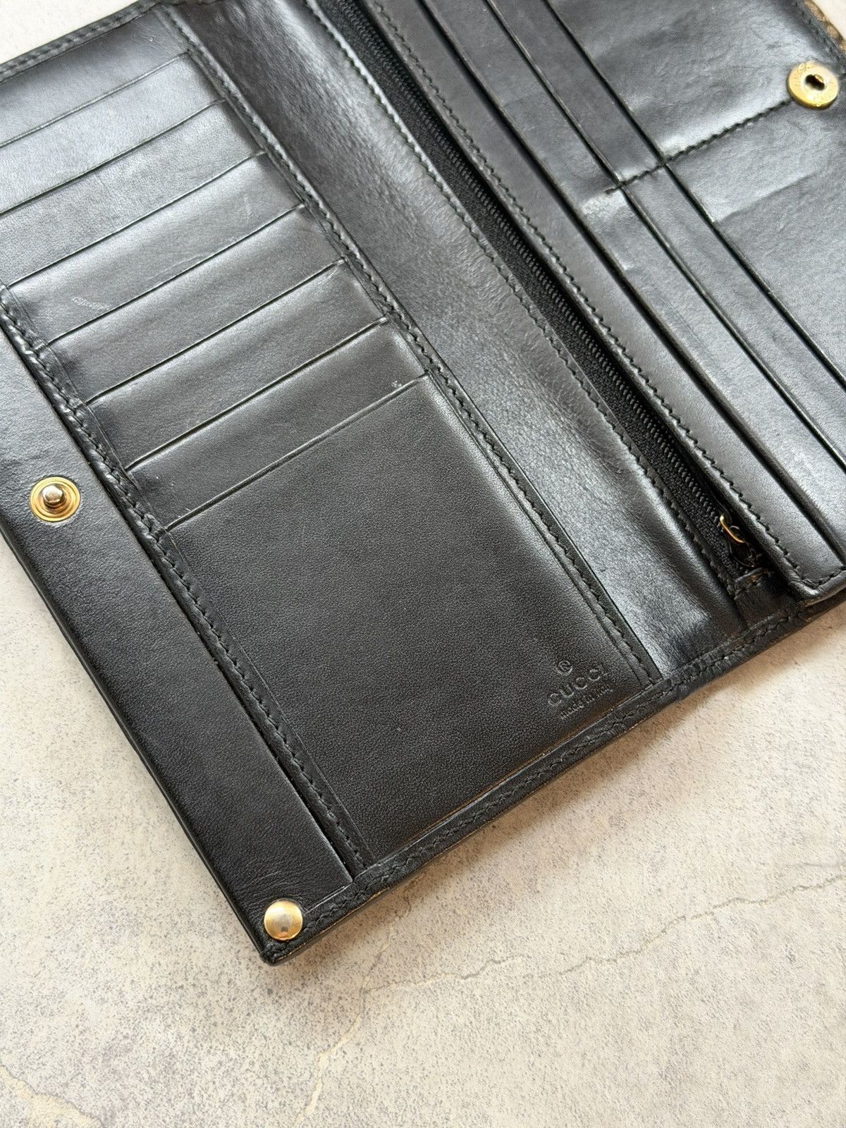 Gucci GUCCI Tom Ford FW2003 Studded Monogram Flap Wallet Vintage Size ONE SIZE - 11 Thumbnail