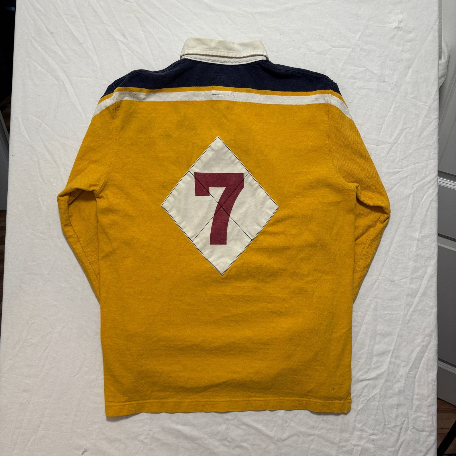American Eagle Outfitters VTG Y2K American Eagle Striped Varsity Rugby Polo Shirt M Size US M / EU 48-50 / 2 - 3 Thumbnail