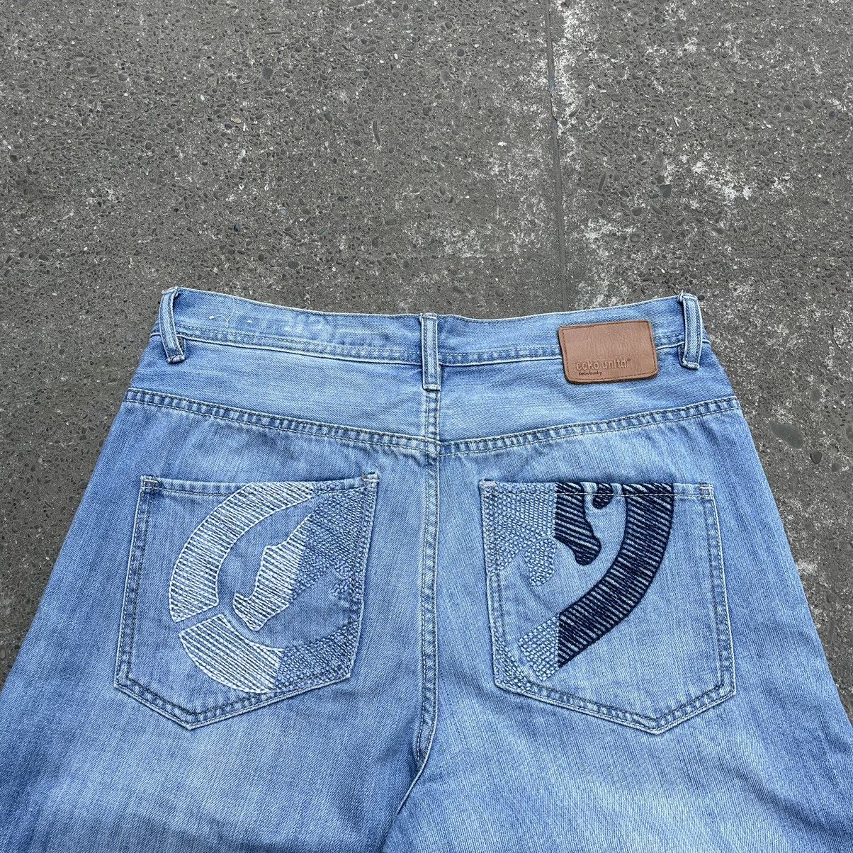 Ecko Unltd. × Vintage Vintage Ecko Unltd Baggy Rap Hip Hop Shorts Jnco Style Size US 32 / EU 48 - 4 Thumbnail