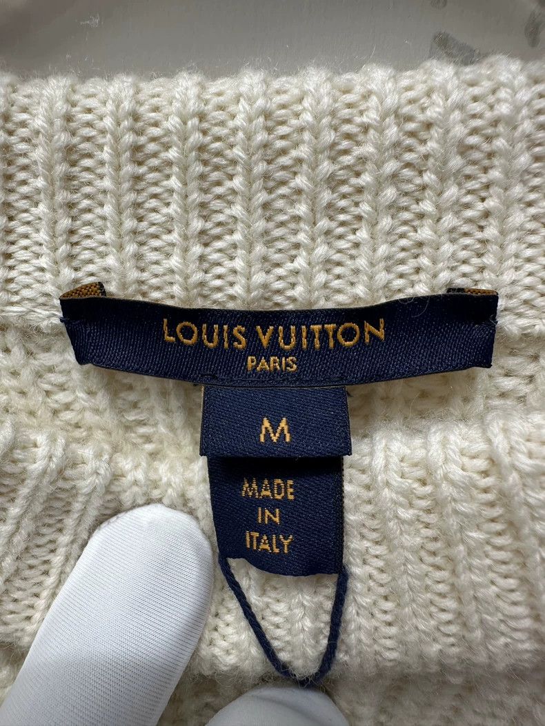 Louis Vuitton Louis Vuitton Goose-yellow wool knit sweater Size M / US 6-8 / IT 42-44 - 3 Thumbnail